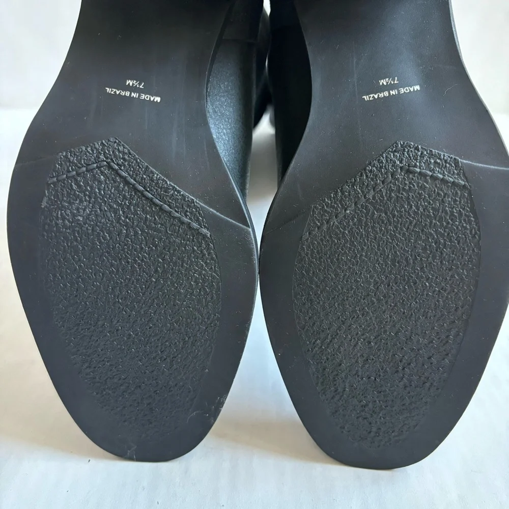 Matisse Lonestar Knee High Leather Riding Boots Black Size 7.5